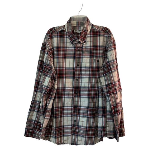 ORVIS Men’s Classic Collection Plaid Button Down Casual Shirt / Size: XXL - Picture 1 of 12